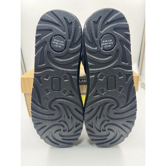 Kirkland Women's Shearling Scalloped Edge Suede Boot Booties Black NEW Size 7 - Picture 11 of 16